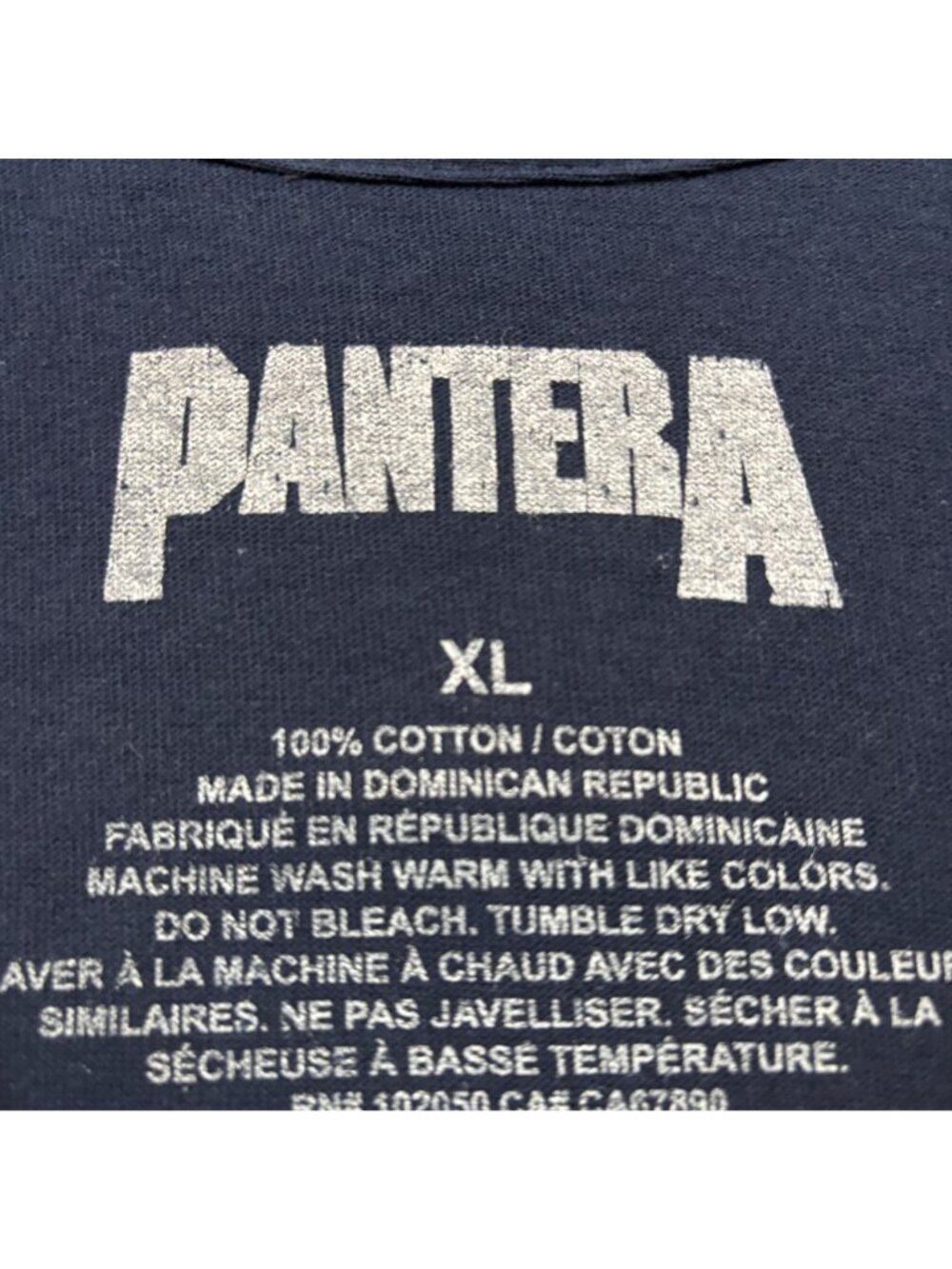 Pantera Skeletal Snake Thrash Metal Band T-Shirt Size Extra Large - Picture 4 of 4
